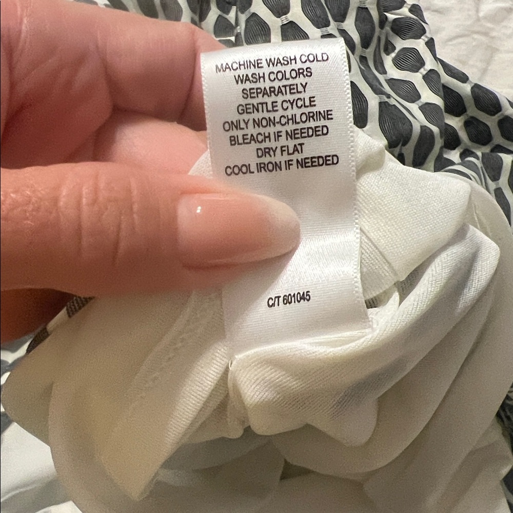 Just... Taylor Fit & Flare Dress 8 Black White Classic Neutral - Picture 10 of 10